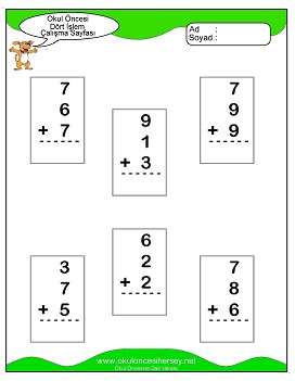 İşlemler yaprak test